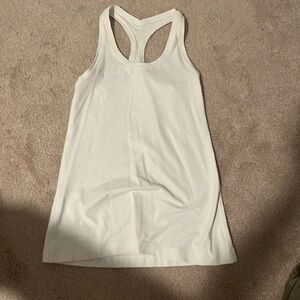 Lululemon racerback white tank top